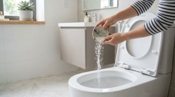 Trước khi đi ngủ, đổ một bát muối vào bồn cầu: Sáng hôm sau thấy kết quả bất ngờ