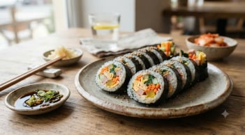 Cách làm món cơm cuộn rong biển ngon tại nhà