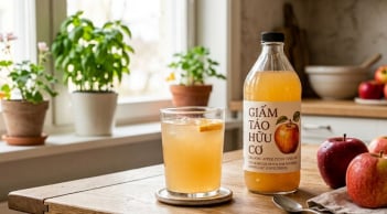 Cách uống giấm táo giảm cân, khử mùi hôi cơ thể, không hại dạ dày