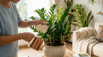 Chỉ cần 1 nhúm muối: Cây kim tiền trồng chậu đẻ nhánh liên tục, lá bóng đẹp ít ai biết bí quyết