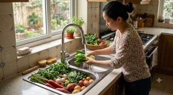 5 cách đơn giản đánh bay dư lượng thuốc trừ sâu trên rau củ quả ngay tại nhà