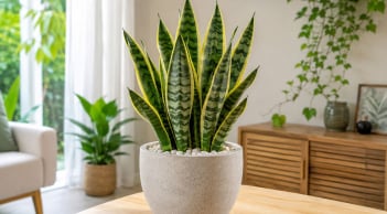 Cách trồng cây lưỡi hổ phong thủy trong nhà: Làm đúng điều này, cây xanh tốt quanh năm, không vàng lá