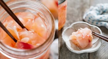 Cách tự làm gừng hồng ăn sushi tại nhà chỉ cần 4 nguyên liệu đơn giản