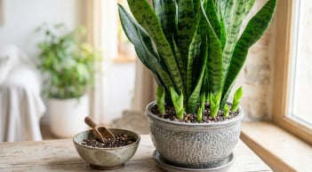 Chỉ cần thêm 1 thìa này, cây lưỡi hổ bật mầm liên tục, lá cứng đẹp quanh năm