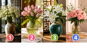 Chọn 1 bình hoa bạn yêu thích để xem thẳm sâu trong bạn đang muốn nói điều gì
