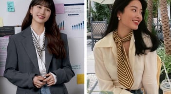 Chỉ một chiếc khăn lụa, nâng tầm phong cách old money theo cách tinh tế và sang trọng
