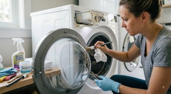 Máy giặt tưởng sạch nhưng lại đầy cặn bẩn: Bao lâu nên vệ sinh một lần?