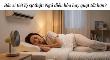 Ngủ với điều hòa hay quạt tốt cho sức khỏe hơn? Bác sĩ tiết lộ sự thật ít ai ngờ