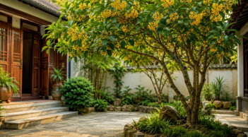 Người xưa nói: Trồng cây mộc hương đúng vị trí này, gia đình êm ấm, con cháu hưởng phước