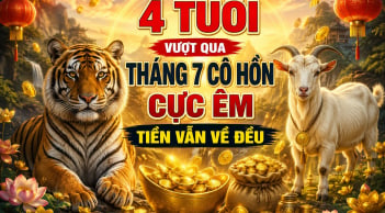 4 tuổi vượt qua tháng 7 Cô hồn cực êm, Tiền vẫn về đều