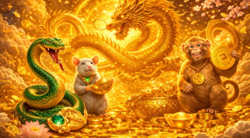 Gom Lộc tứ phương, 3 con giáp Trời thương ban đại vận
