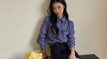 Kẻ sọc đa sắc trở thành điểm nhấn nổi bật trong tủ đồ mùa Hè