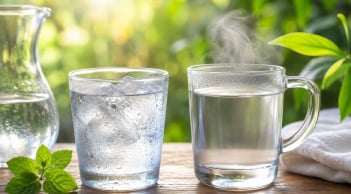 Mùa hè nên uống nước ấm hay nước nguội?