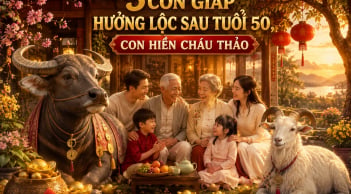 3 con giáp Hưởng Lộc sau tuổi 50, con hiền cháu thảo