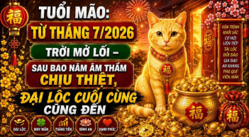 Kể từ 16/8 có 3 con giáp Thắng lợi, Tiền chảy về đều