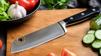 Công dụng của lỗ tròn trên lưỡi dao mà nhiều người không biết, không phải chỉ để treo