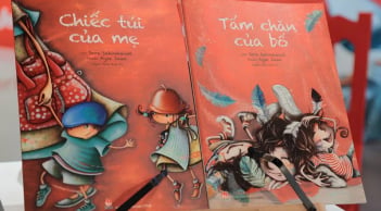 Hai bộ sách thiếu nhi kể câu chuyện ý nghĩa về tình thân gia đình