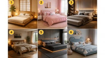 Trắc nghiệm: Chọn 1 mẫu giường bạn muốn nằm nghỉ