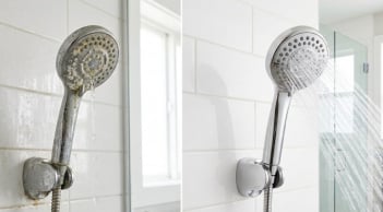 Vòi sen dùng lâu nước chảy yếu: Làm cách này vòi sáng bóng, nước chảy ào ào như mới mua