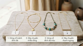 Trắc nghiệm: Chọn 1 chiếc vòng cổ bạn thích nhất