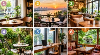 Chọn một góc quán cà phê bạn muốn ngồi, xem bạn đang mở ra vận may gì