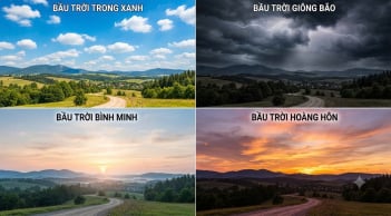 Trắc nghiệm: Lựa chọn 1 bầu trời mà bạn cảm thấy ấn tượng nhất