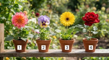 Trắc nghiệm chọn 1 bình hoa bạn ưng ý nhất
