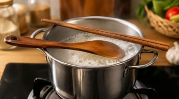 Vì sao nhiều người gác muôi gỗ, đũa gỗ lên miệng nồi khi nấu?