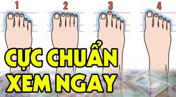 4 tướng bàn chân giàu có cả đời đi trên nhung lụa