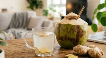 Tác dụng của nước dừa gừng đối với sức khỏe