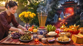  

Vì sao người xưa dặn không cúng cô hồn sau trưa Rằm tháng 7?