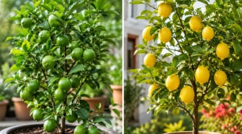 Trồng cây chanh phong thủy, nên chọn chanh vàng hay chanh xanh thì tốt hơn?