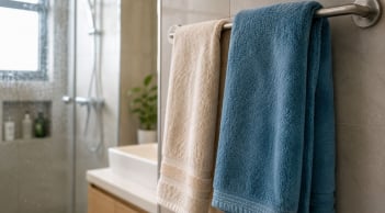 Vì sao không nên để khăn mặt, khăn tắm sau khi dùng trong nhà tắm?