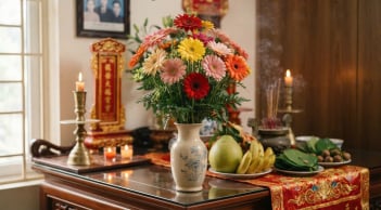 3 loại hoa đặt lên bàn thờ tiền vào như nước