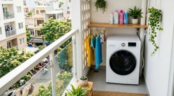 Cảnh báo quan trọng với những gia đình đang đặt mặt giặt ở ban công