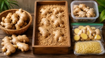 Cách bảo quản gừng để lâu không bị hỏng: Làm đúng bước này, củ gừng giữ được lâu mà vẫn thơm cay