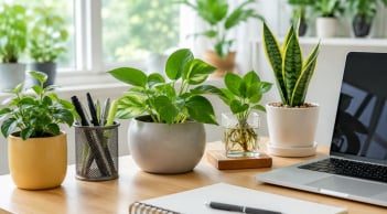 Vì sao nên để cây cảnh trên bàn làm việc? 7 lợi ích nhỏ nhưng đáng để bạn thử