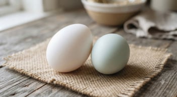 Chọn trứng vịt nên chọn trứng vỏ trắng hay vỏ xanh?