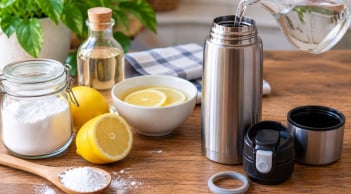 Cách xử lý mùi hôi trong bình giữ nhiệt: Làm đúng cách, bình sạch thơm mà không cần bỏ đi