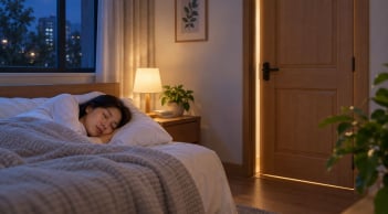 Có nên đóng cửa phòng khi ngủ?