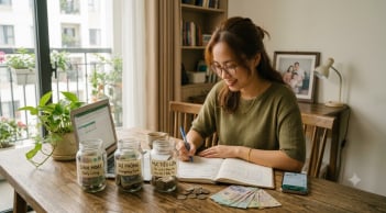 Mẹo tiết kiệm tiền bằng cách chia 4 tài khoản: Biết tiền nào để tiêu, bạn sẽ bớt “xót ví” mỗi lần mua sắm