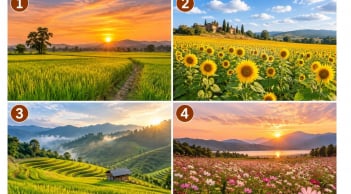 Trắc nghiệm: Chọn 1 cánh đồng bạn yêu thích