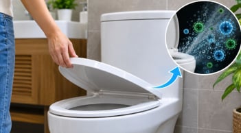 Đóng nắp bồn cầu trước khi xả nước có thực sự cần thiết?