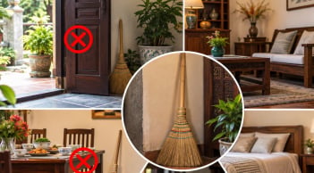  Người xưa rất kiêng để chổi quét nhà ở 5 vị trí này