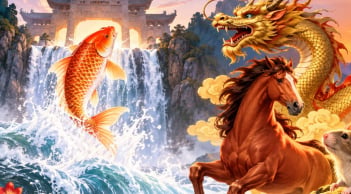Từ nay tới Trung thu: Cá chép vượt Vũ Môn, 3 con giáp Vượt khó Thay Vận Đổi Đời