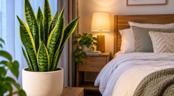 Vì sao nhiều người đặt chậu cây lưỡi hổ trong phòng ngủ?