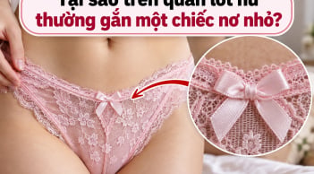 Tại sao trên quần lót nữ thường gắn một chiếc nơ nhỏ?
