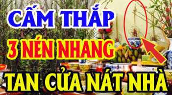 Thắp hương Rằm hay mùng 1 âm lịch nên chọn 1, 3 hay 5 cây nhang để hút lộc?