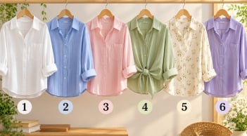 Chọn 1 chiếc áo sơ mi bạn thích để xem trong mắt người khác, bạn đáng yêu nhất ở điểm gì?