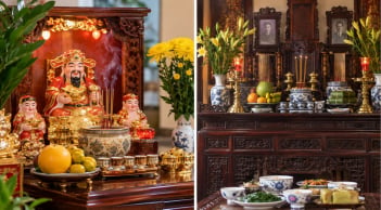 Tại sao ban thờ Thần Tài thường thắp hương hằng ngày, còn gia tiên lại chủ yếu cúng tuần, rằm?
